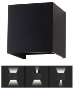 LED Kültéri fali lámpa LED/11W/230V 3000K IP65 fekete