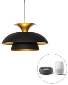 Okos függőlámpa fekete arannyal, WiFi-vel G95 - Titus