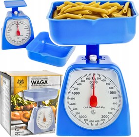 Konyhai Mérleg Tállal Analóg Mechanikus Hagyományos 5 Kg Háztartási Vintage