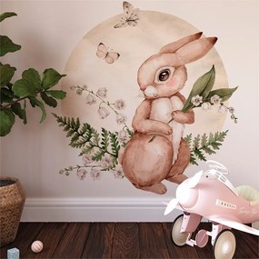 Gario Falmatrica gyerekeknek Animals from the magical forest - nyuszi Méret: 98 x 96 cm