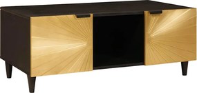 vidaXL Dohányzóasztal 100 x 54 x 40 cm Tömör Mangófát
