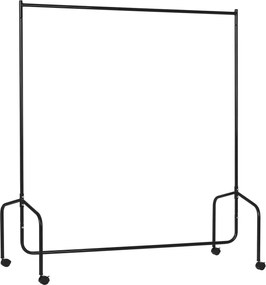 HOMCOM Ruhatartó Állvány - Ruhás Állvány Görgős Ruhatartó Szekrény (150 x 60 x 170 cm) | Aosom