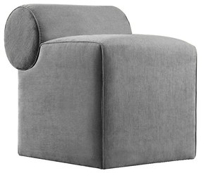 TIKI puff 47x45 cm szürke