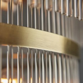 Endon 112793 - Csillár láncon MARIETTA GRAND 21xE14/6W/230V réz/átlátszó