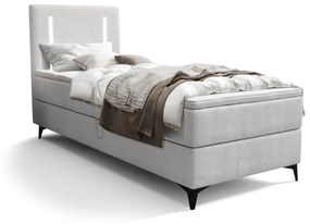 LONO comfort kárpitozott boxspring ágy, 90x200, curio 80, jobb