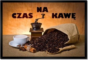 Poszterek keretben 60x40 Kávé Itt a kávé ideje