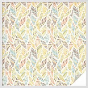 Ablakfólia Szélvédő Adatvédelem Szivárvány tollak 100x100 cm