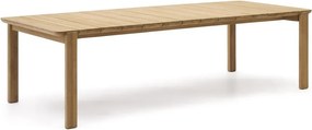 Teakfa kerti étkezőasztal 102x220 cm Icaro – Kave Home
