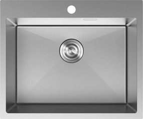 Mexen Solix egykamrás acél mosogató 600 x 500 mm, inox - 6408601000-01