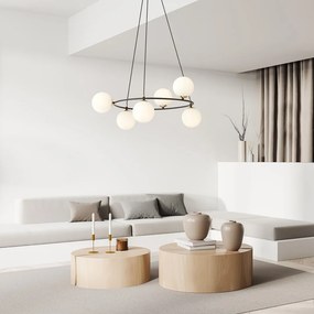 Emibig modern függeszték azura fehér fekete arany emi1295/6