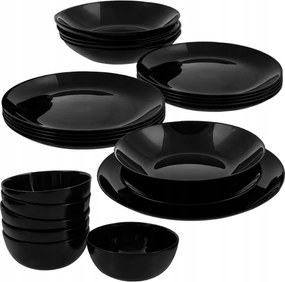 Fekete Tányérok Étkezőgarnitúra Ajándék 24e Diwali