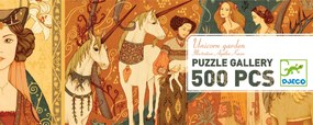 Művész puzzle - Egyszarvú és a hölgy, 500 db-os - Unicorn lady