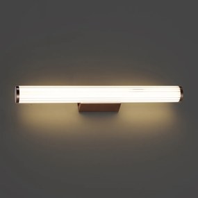 Retro bronz fali lámpa 60,4 cm LED-del IP44 - Coco