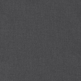 2 db antracit szövet magas háttámlájú székpárna 120x50x7 cm