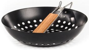 G21 grillező eszköz - grillserpenyő kerek tapadásmentes felülettel