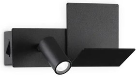 Ideal Lux - LED Fali lámpa KOMODO LED/4,5W/230V USB CRI 90 fekete