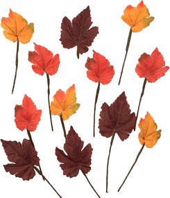 Mesterséges Juharlevél Őszi Realisztikus Levél 12 db-os