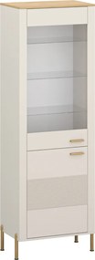 Vitrin, kasmír/kő tölgy, RUNOL 1D1W