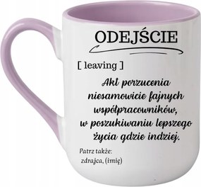 Bögre Távozás a munkából Búcsúajándék a munkához 330 coffee lila