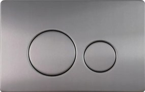 WC-öblítő gomb szálcsiszolt acél Jomo Werit JomoTech WC-állványhoz