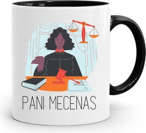 Fekete Bögre Ügyvédnek Mr. Mecenas fényképes nyomattal