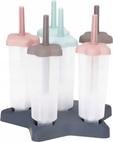 Fagylaltformák Műanyag Fagylalt 6 db-OS Klasszikus Fagylalt Pálcikával