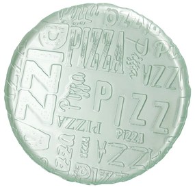 Brandani Pizza tál, 34 cm, üveg, tengerkék