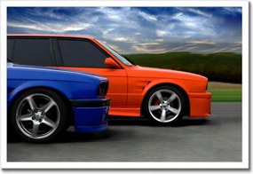 Poszterek keretben 60x40 Bmw versenyek