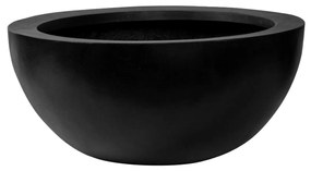 Pottery Pots Vic Bowl ültetőgép, fekete színű, többféle méretben - PotteryPots méret: H - h 28 cm, ⌀ 60 cm