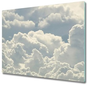 Üveg vágódeszka felhők 60x52 cm