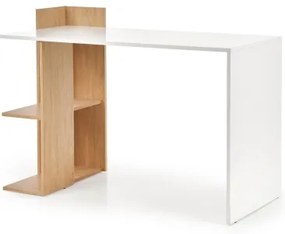 COZYRA íróasztal, tölgy/fehér