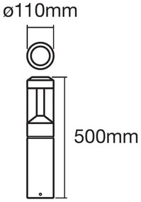 Ledvance - LED RGBW Dimmelhető kültéri lámpa SMART+ MODERN LED/12W/230V IP44 BT