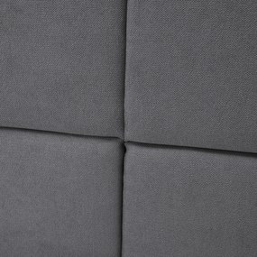 Boxspring ágy, 180x200, szürke, APRIL