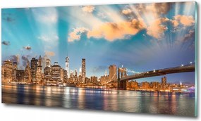 Fotó üvegfestmény Tower Bridge London 125x50