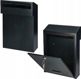 Postaláda átmenő levelekhez Fiji C4 Acél kétoldalas antracit