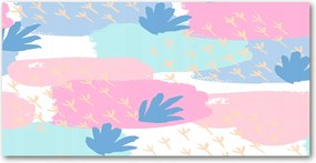 Fotó-kép edzett üveg Színes minta 140x70