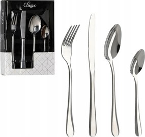 Rozsdamentes acél Evőeszköz Készlet Classic evőeszköz szett 24EL