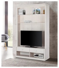 Fehér borovi fenyő nappali bútor szett 140x223 cm Anita – Støraa