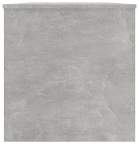 betonszürke szerelt fa dohányzóasztal 102x50x52,5 cm