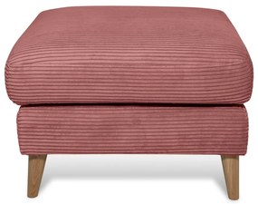 Rózsaszín kordbársony lábtartó Paris – Scandic