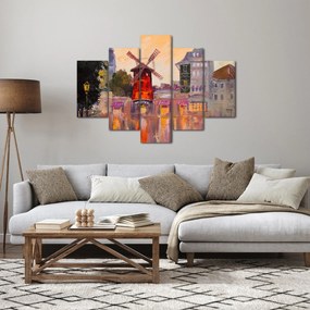 Kép - Moulin rouge, Párizs, Franciaország (150x105 cm)