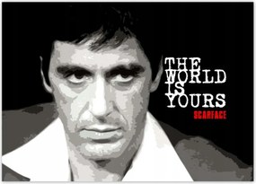 Poszterek 70x50 The World Is Yours Pacino