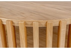 Drum tölgyfa dohányzóasztal, ø 83 cm - Woodman