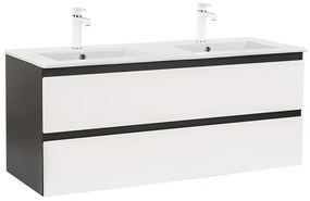 Vario Forte 120 alsó szekrény mosdóval antracit-fehér