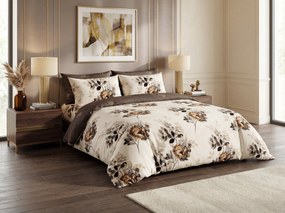 Kétoldalas ágynemű DUO SENSE CARMELIA mintás + párnahuzat 40x50 cm INGYEN Ágyneműhuzat mérete: 70 x 90 cm | 140 x 200 cm