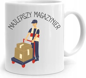 Bögre Ajándék Raktárosnak Legjobb Raktáros fényképes nyomtatással