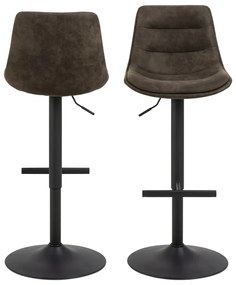 Sötétzöld állítható magasságú bárszék (ülésmagasság 86 cm) Adisa – Actona