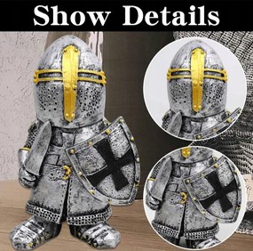 Kerti manó lovag figura 13 cm