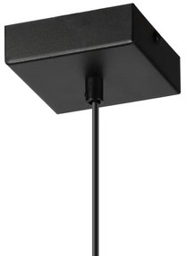 Csillár zsinóron ASTRID 1xE27/60W/230V matt fekete