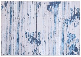 Kék és bézs szőnyeg 140 x 200 cm BURDUR Beliani